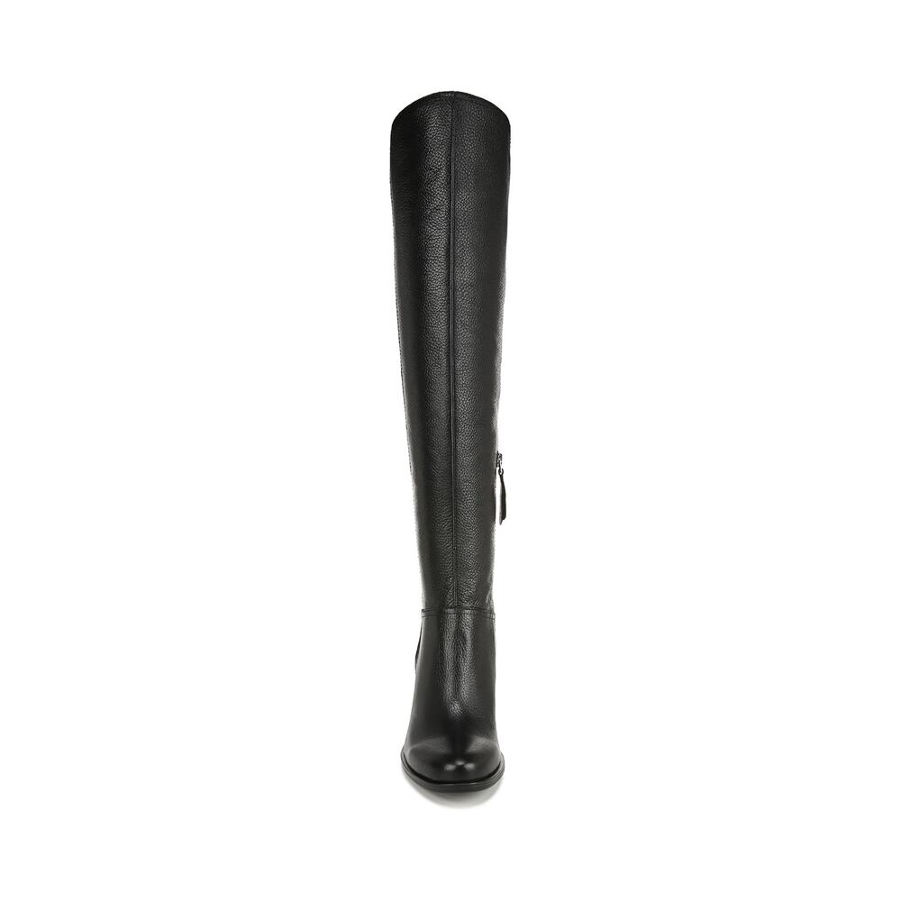 Naturalizer Womens Kyrie Knee High Boots US 8.5 M Wide Calf Black Leather NIB - Picture 3 of 11